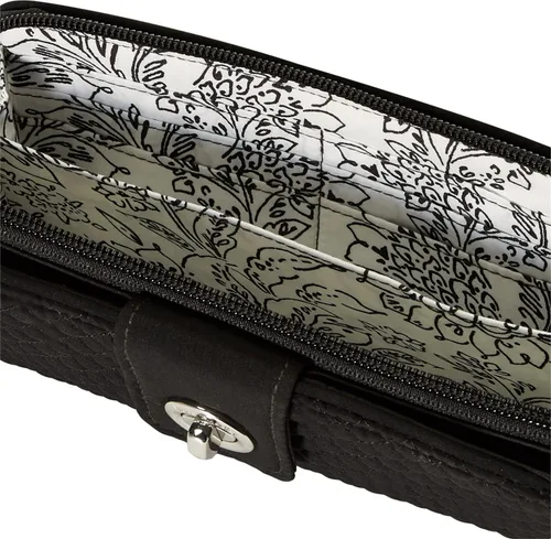 Vista 5 de Vera Bradley Cartera de microfibra Turnlock para mujer con protección RFID