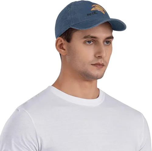Vista 2 de Japanese Sumo Baseball Caps Unisex Soft Casquette Cap Fashion Denim Hat Vintage