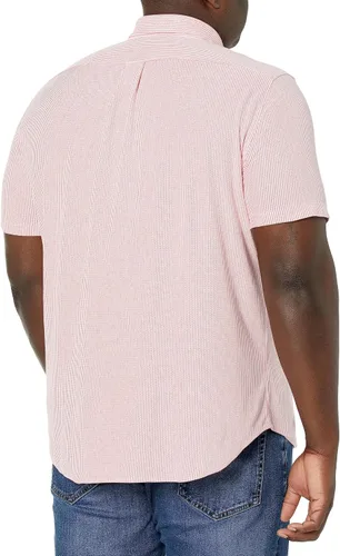 Vista 2 de Brooks Brothers Camisa deportiva de punto de manga corta con botones para hombre