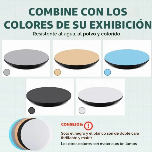 Vista 4 de Tocadiscos grandes para fotografía de 24 pulgadas/330 libras con control remoto