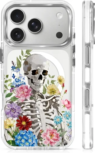 Vista 71 de Funda para iPhone 13/14 [compatible con Magsafe], funda magnética transparente de silicona a prueba de golpes con patrón de versículos de la Biblia