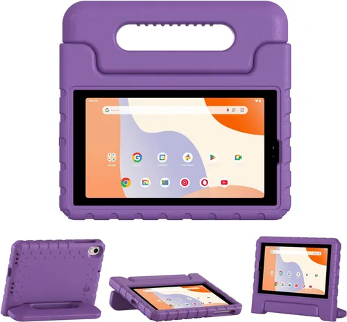 Vista 14 de Funda para tablet Walmart Onn de 7 pulgadas Gen 4 2024 Modelo: 100135924, peso ligero, a prueba de golpes, duradero, con soporte de mango Negro