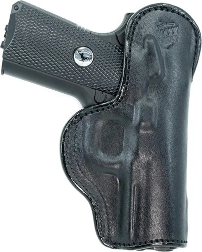 Vista 2 de Maxx Carry Dentro de la funda de cuero de la cintura se adapta a Kimber Ultra Carry II. Funda IWB.