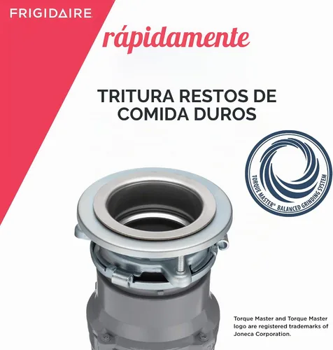 Vista 2 de Frigidaire Triturador de Basura con Cable de 1/2 HP para Fregaderos de Cocina FF05DISPC1