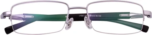 Vista 2 de Agstum Gafas ópticas de titanio con montura media montura 55-18-145