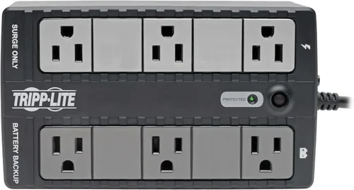Vista 2 de Eaton Tripp Lite BC350 350VA UPS pequeño 210W Protector de sobretensiones de respaldo de batería