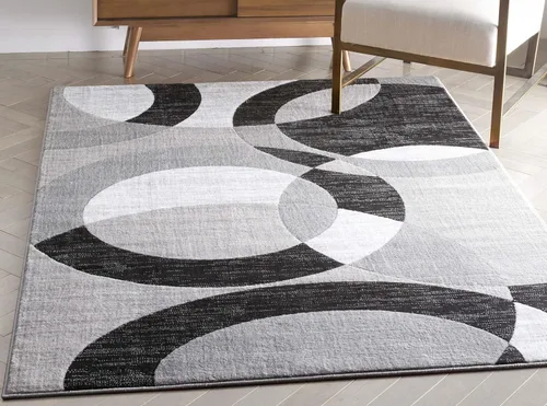 Vista 15 de Well Woven Dulcet Bingo - Alfombra geométrica moderna roja de 5'3" x 7'3" Rojo