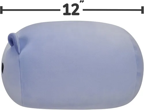 Vista 4 de Squishmallows Stackables Original - Mapache Javari de 12 pulgadas en lavanda ultra suave, oficial de Jazwares Marmota Lavanda