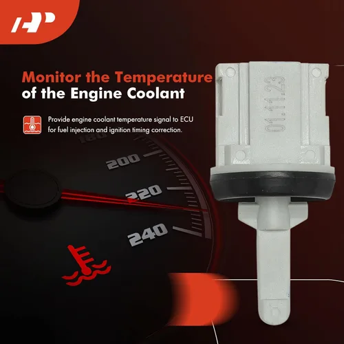 Vista 2 de A-Premium Sensor de temperatura del refrigerante del motor [2 pines] compatible con Audi A4 2002-2010, A4 Quattro 2005-2008, Q7 2007-2008 2010-2015