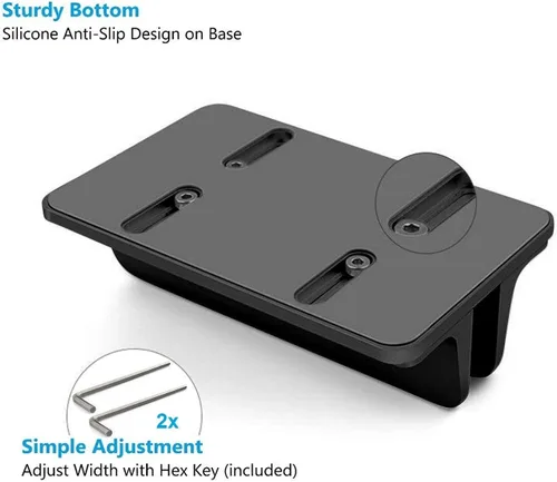 Vista 4 de Soporte vertical para computadora de escritorio [ajustable] Base de aluminio resistente para todas las computadoras portátiles (hasta 20.3 pulgadas)