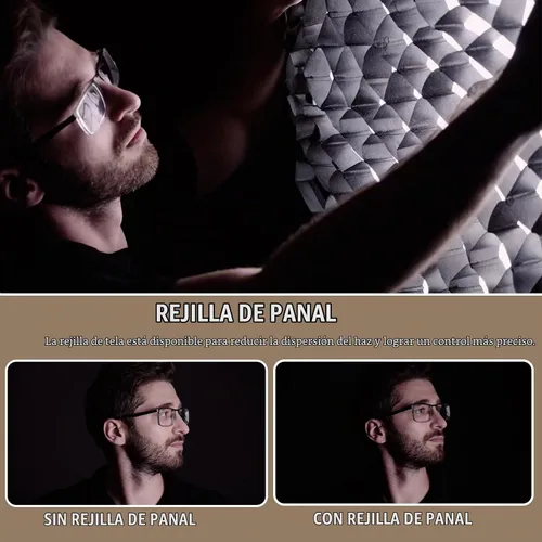 Vista 3 de AMBITFUL Mini Softbox de 11.8"/30cm de Liberación Rápida y Plegable con Montura Bowens y Soporte para Speedlight, Compatible con Luz de Video LED