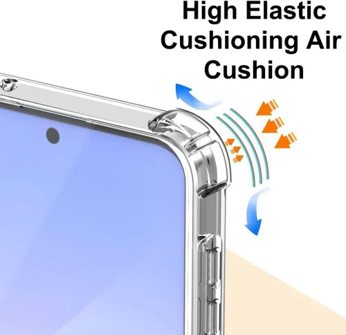 Vista 5 de Funda magnética transparente para Galaxy Z Flip 8 / Z Flip 7, compatible