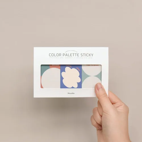 Vista 6 de Monolike Paleta de colores Sticky Objet 300 A Set 4P - Bloc de notas autoadhesivo 30 hojas