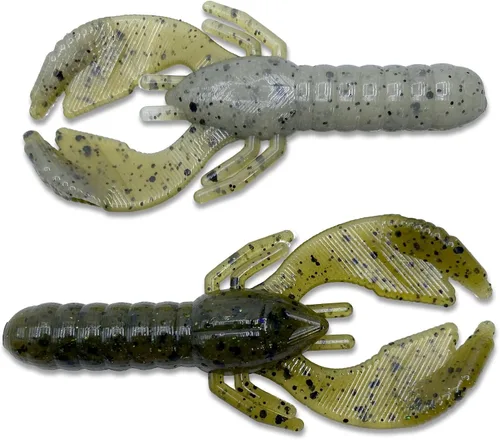 Vista 23 de Phat Pak Baits - Beasty Bug Jr Ned Rig Craw Finesse Bass Señuelo de pesca de plástico suave 20ct 2.8" Bicho Bama