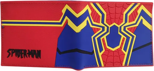 Vista 3 de Cartera bifold de PVC de carácter superhéroe, billetera, M, Estilo F.