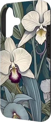 Vista 2 de Funda de flores de orquídea de jardín botánico para iPhone 17
