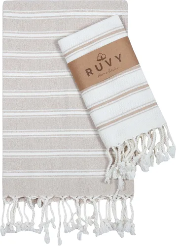 Vista 29 de Ruvy Home Basics - Juego de 2 toallas de mano turcas para baño, 18 x 40 pulgadas, algodón y baño decorativo, toallas de cocina, paños de cocina, té