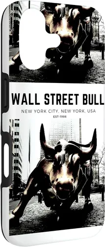 Vista 3 de Stock Market Wall Street Bull Day Trading Phone case Case for iPhone 17