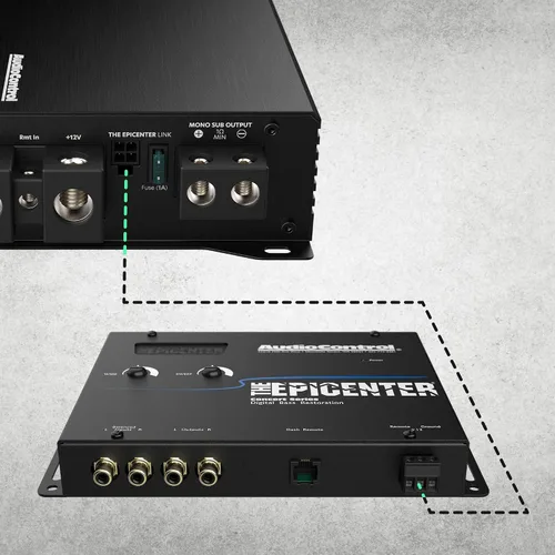 Vista 4 de Expansor de amplificador de graves The Epicenter con mando a distancia, por AudioControl, Blanco