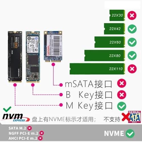 Vista 5 de JMT Carcasa SSD NVME de 3 TB PCI-E M.2 a USB 3.1 Tipo-C, adaptador de disco duro, caja externa USB C 10Gbps RTL9210 M2 M Key PCIE HDD Case para 2242