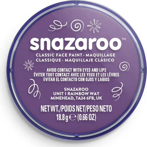 Vista 45 de Snazaroo - Pintura clásica para rostro y cuerpo, frasco de 0.66 oz (18.8 g), color albaricoque