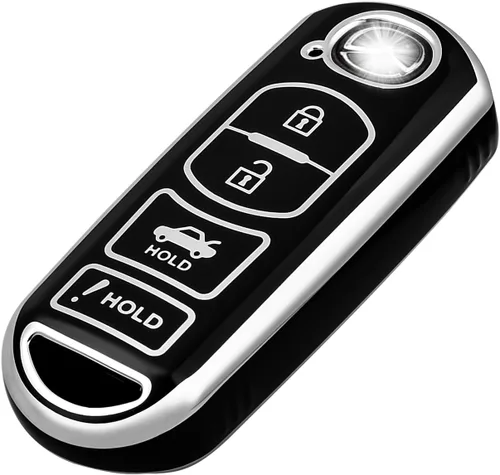 Vista 10 de OFFCURVE Funda para llavero de automóvil Mazda, funda de TPU suave, protector completo Mazda 2 3 5 6 8 CX3 CX4 CX5 CX7 CX9 Atenza Axela MX5 Speed3