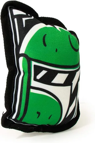 Vista 2 de Juguete para perro Buckle-Down, Star Wars, cabeza con silbato de Boba Fett de 5.0" x 6.0