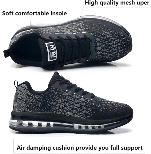 Vista 4 de Azooken Calzado deportivo para hombre, tenis transpirable y ligero
