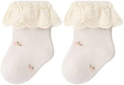 Vista 5 de Toptim Calcetines y calcetines de tobillo para niñas recién nacidas