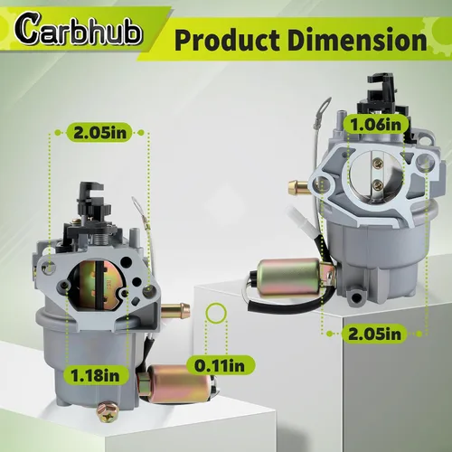 Vista 5 de Carbhub 951-05149 Carburador para Cub Cadet 4P90JUC 4P90JUE 420cc 4P90MUC 4P90MUD CC760ES CC30 Carburador, para Husky 13W277SS031 13W277SS231