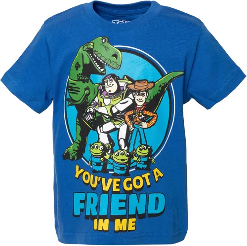 Vista 4 de Disney Pixar Cars Tow Mater Lightning McQueen - Paquete de 3 camisetas para bebés y niños grandes