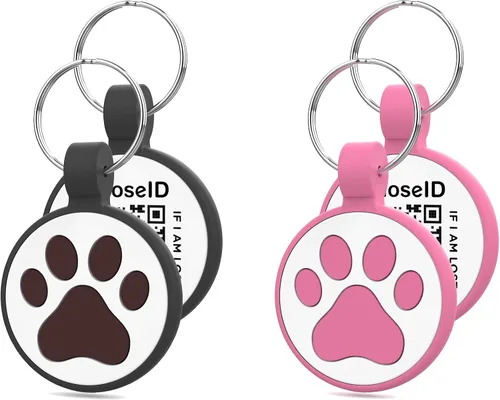 Vista 11 de Etiqueta para gatos con código QR, página de perfil en línea de mascota modificable, múltiples contactos de emergencia, silicona silenciosa, ligera