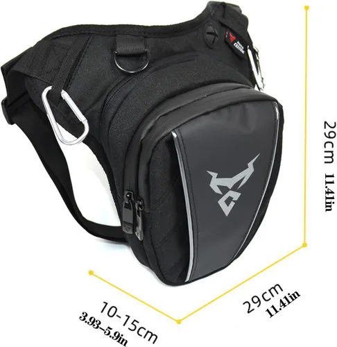 Vista 6 de Riñonera de cintura para hombres y mujeres, 00-negro gris, Casual