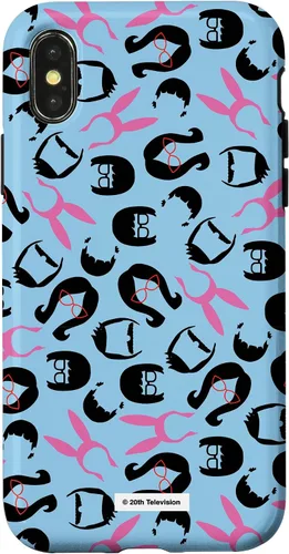 Vista 5 de Bob’s Burgers Bob Linda Gene Tina Louise Hair Light Blue Case for iPhone 17