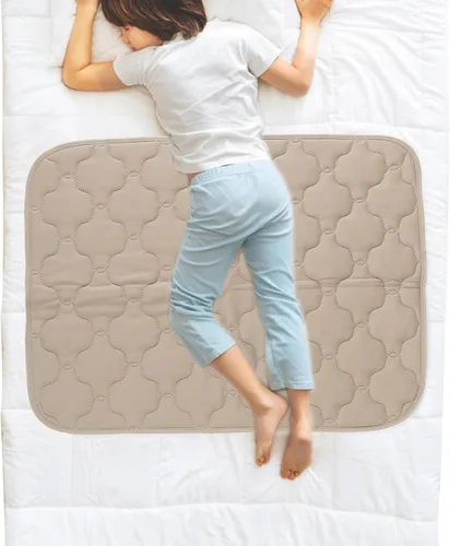 Vista 19 de Alsunny Almohadillas de orina de hospital para niños de 18 x 24 pulgadas (paquete de 4), almohadillas de humectación de cama para niños, almohadilla