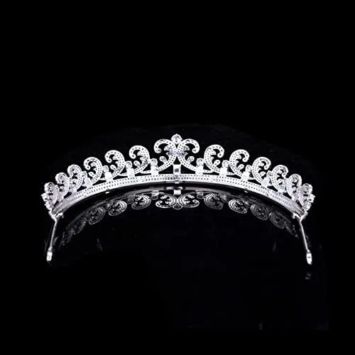 Vista 6 de hair jewelry crown tiaras for women Bridal Crown Retro Bride Tiaras for Women Wedding Crowns Princess Birthday Headdress Hair Jewelry