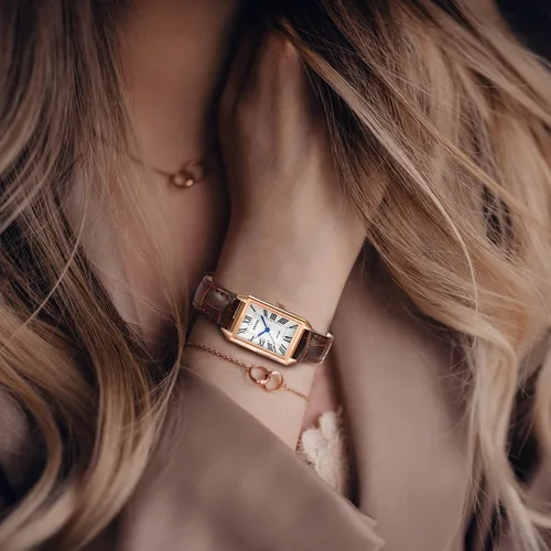 Vista 8 de Reloj clásico de cuarzo para mujer, elegante y resistente, con correa de piel de vacuno, perfecto para cualquier ocasión