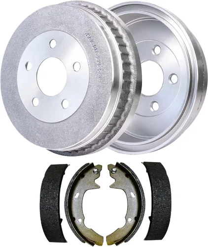 Vista 24 de Detroit Axle - Kit de freno delantero de 4 piezas para Dodge Caravan Plymouth Voyager 1991-1995 1991-1993 Grand Voyager, rotores de freno de disco