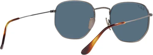Vista 7 de Ray-Ban Rb8148 Hexagonal Titanium Sunglasses