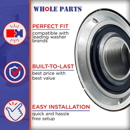 Vista 4 de Whole Parts - Kit de reparación de vástago y sello para lavadora Whole Parts 6-2095720, repuesto y compatible con algunas lavadoras de hidromasaje