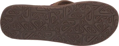 Vista 4 de Quiksilver Men's Carver Leather Flip Flop Sandal