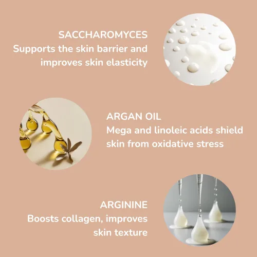 Vista 4 de Emani Halo - Suero de colágeno vegano antienvejecimiento para cara, ideal para líneas finas, arrugas y textura áspera, 1.18 onzas líquidas