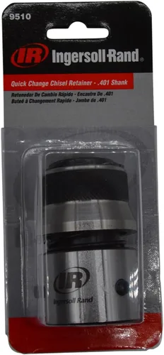 Vista 3 de Ingersoll Rand Retenedor de cambio rápido 9510, retenedor de martillo neumático para cinceles de vástago de 0.394 in