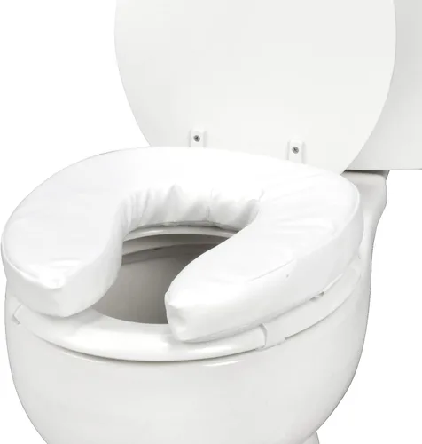 Vista 4 de Cojín acolchado para inodoro, de Duro-Med, 520-1247-1900, 4", Blanco, 1, 1