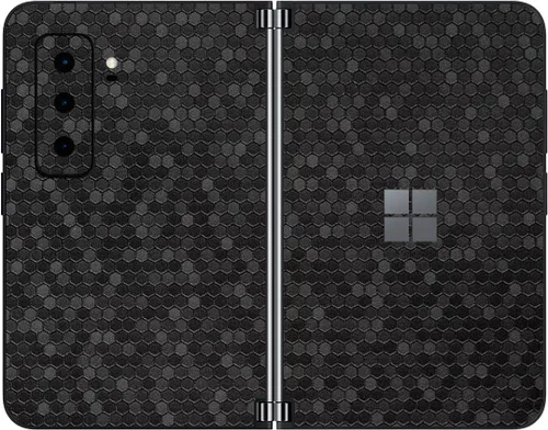 Vista 23 de SopiGuard Skin para Microsoft Surface Duo 2 2ª generación de borde a borde de paneles delanteros y traseros de vinilo (piedra de ladrillo)