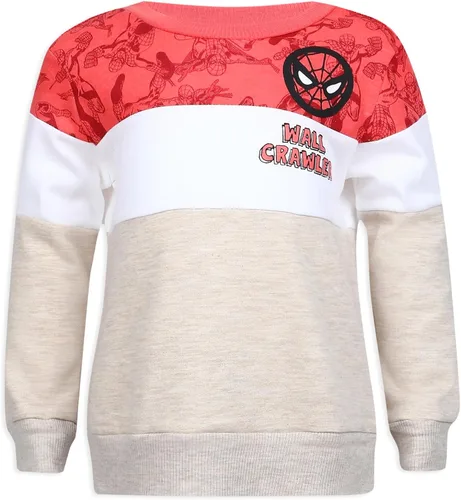 Vista 2 de Marvel Spiderman - Conjunto de camiseta, sudadera y pantalón corto para niños pequeños - Rojo