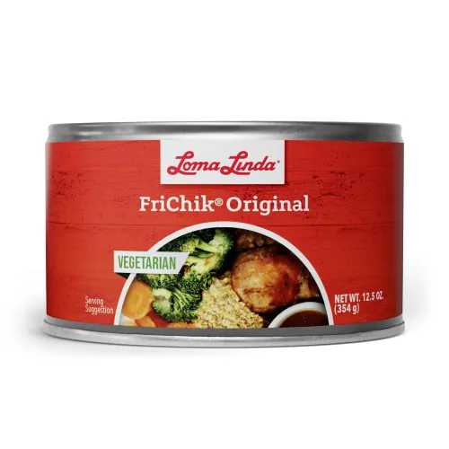 Vista 8 de Loma Linda - Sustitutos de carne a base de plantas una lata (37.5 oz) (FriChik)