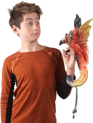 Vista 5 de Folkmanis Phoenix - Marioneta de muñeca para dedos