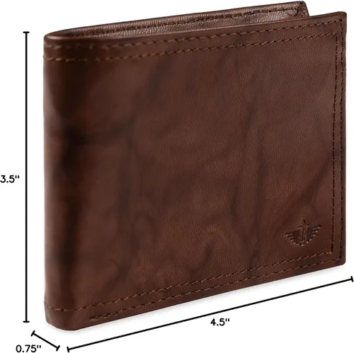 Vista 47 de Dockers Mens piel Capacidad extra Slimfold Bifold Wallet