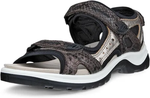 Vista 46 de ECCO Yucatan, sandalia deportiva para mujer Aire/Nubuck azul polvoriento